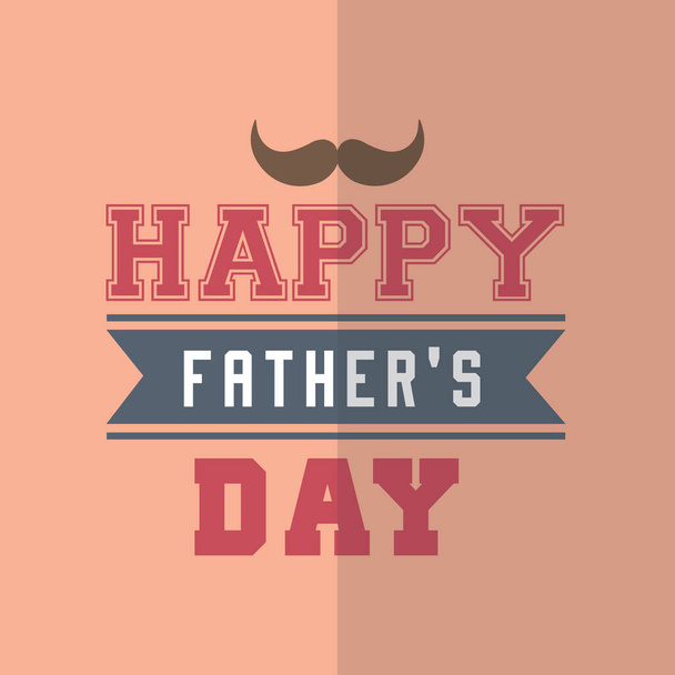 Father's day poster - Διάνυσμα, εικόνα