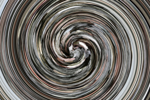 Embudo patrón abstracto. Remolino, espiral, patrón multicolor como fondo. - Foto, imagen