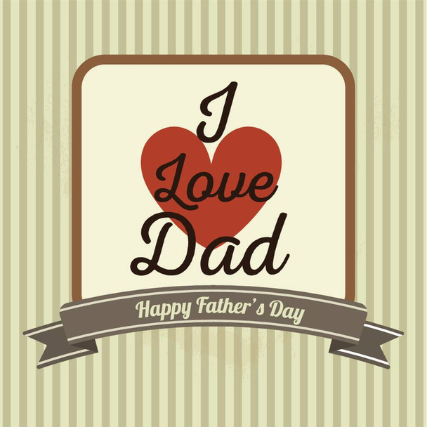 Father's day card - Vektor, obrázek