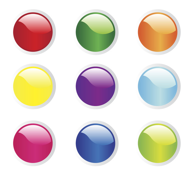 Vector illustration of buttons - Vector, afbeelding