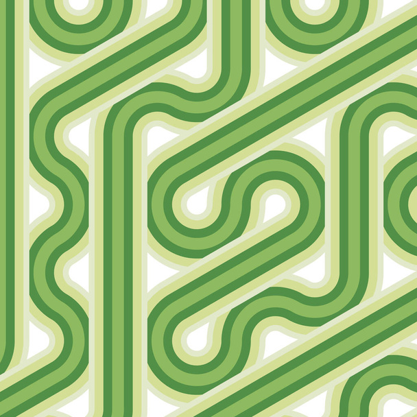 colorful tile with seamless random interweaving lines pattern, connection art background design illustration   - Vektor, kép