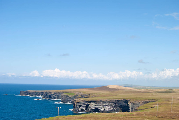 Чудовий краєвид Ірландії з Lighthouse - Фото, зображення