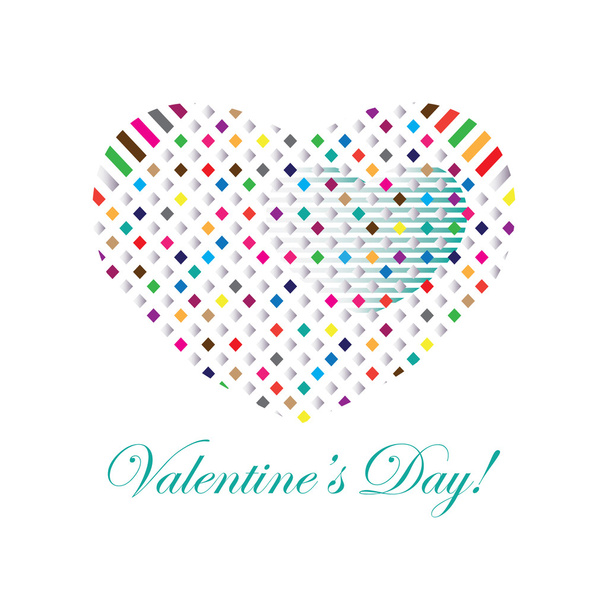 valentine's day card - Vector, imagen