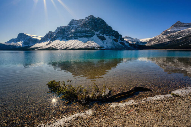 Bow Lake, Jasper Alberta Κανάντα ταξιδιωτικός προορισμός - Φωτογραφία, εικόνα