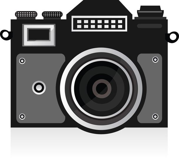 fotoğraf makinesi gösterimi - Vektör, Görsel