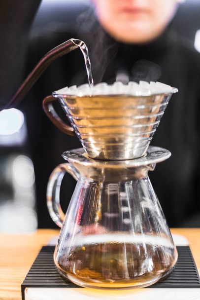 Кофе, приготовленный бариста
 - Фото, изображение