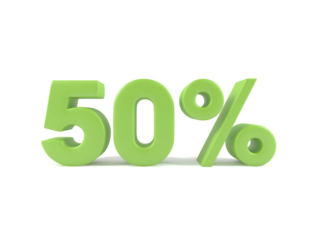 50 % icon discount blue - Valokuva, kuva