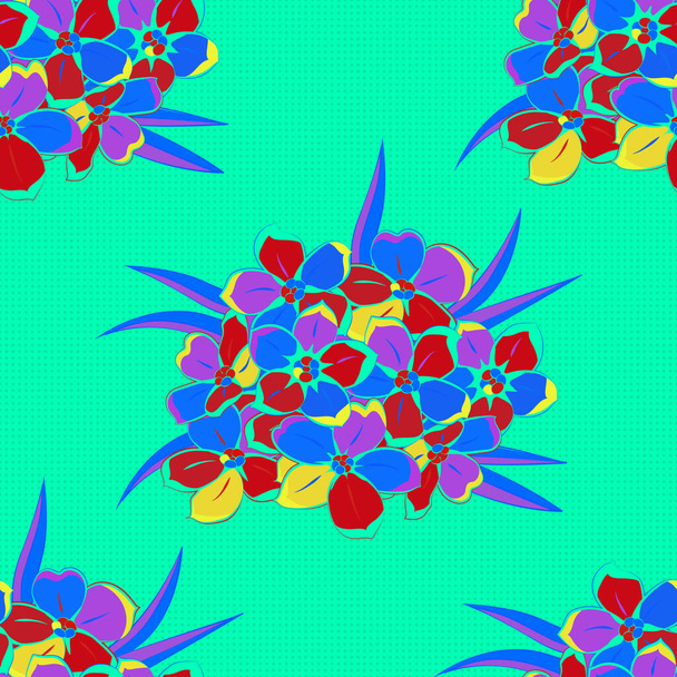 Vintage floral ornament. Abstract classic seamless pattern - Vektor, kép