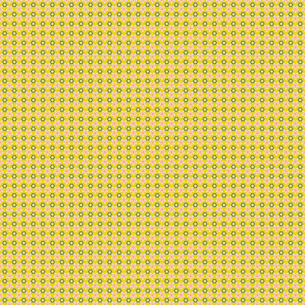 Moderní Motley Květinové bezešvé vzor v béžové, žluté a zelené barvy. Opakuji vzor rastrového květu. Květinový tisk. - Vektor, obrázek