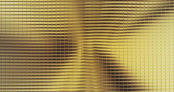 Fondo de textura de azulejos de lámina dorada. Superficie 3D digital. Ilustración 3D - Foto, Imagen