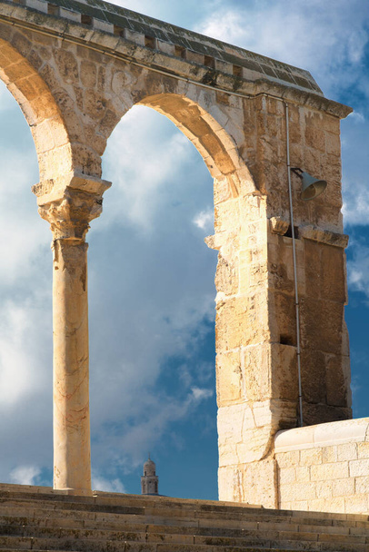 エルサレムイスラエルのアル・アクサ・マスジド - 写真・画像