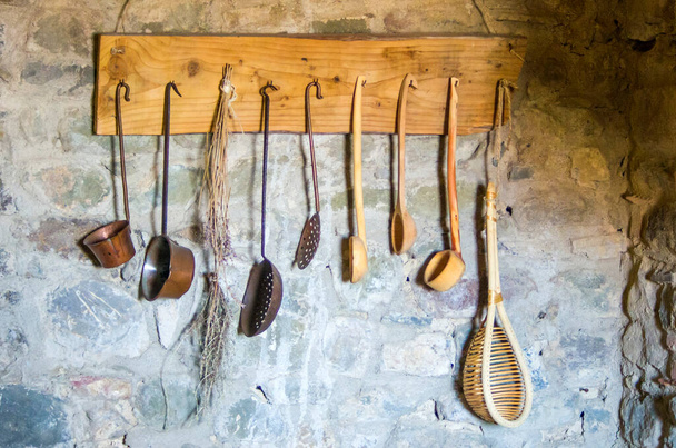 starożytna kuchnia, narzędzia kuchenne i średniowieczna medycyna - Zdjęcie, obraz