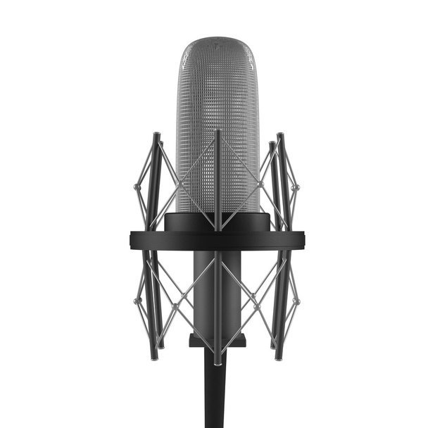 Klasik Stüdyo mikrofon izole - Fotoğraf, Görsel
