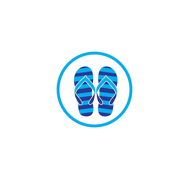 Pantofola icona vettoriale design piatto
 - Vettoriali, immagini