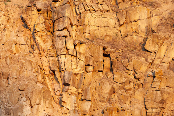 Granite wall in a quarry - Фото, зображення