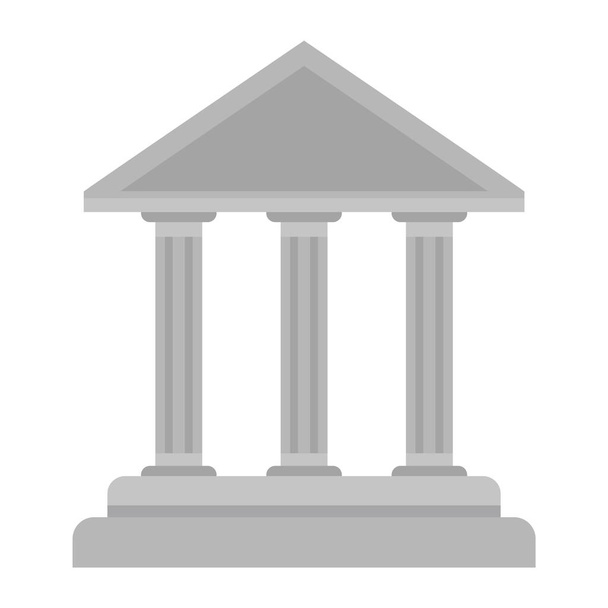 ikona banku w modnym stylu odizolowane tło       - Wektor, obraz