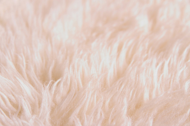White lambskin as background - Photo, Image