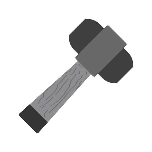 Icono de martillo en estilo de moda fondo aislado
       - Vector, Imagen