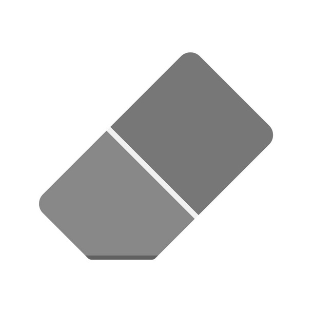 Radiergummi-Symbol im trendigen Stil isolierten Hintergrund - Vektor, Bild