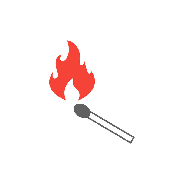 Matches and a matchbox icon Royalty Free Vector Image