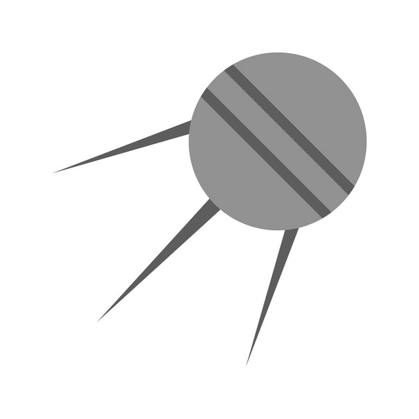Ikona Sputnik v módním stylu izolované pozadí - Vektor, obrázek