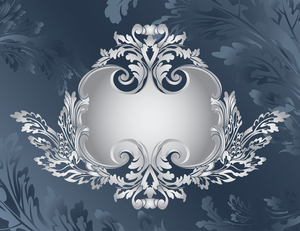 Estêncil de moldura ornamentado revival
 - Vetor, Imagem