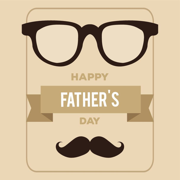 Father's day poster - Вектор, зображення