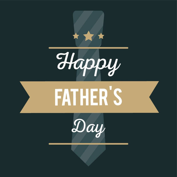 Father's day card - Vector, afbeelding