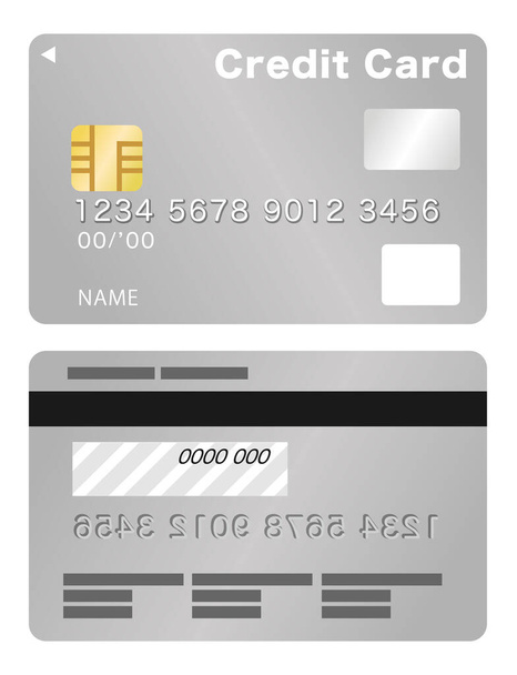  Kredi kartı / vektör illüstrasyonu - Vektör, Görsel