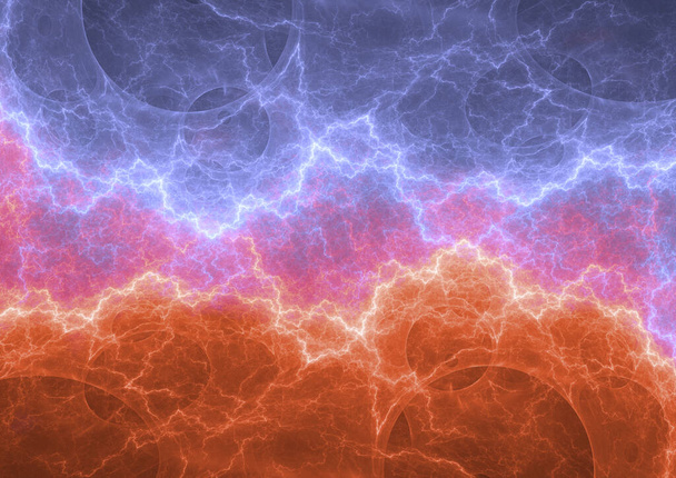 Молния огненная и ледяная, плазменный фон
 - Фото, изображение