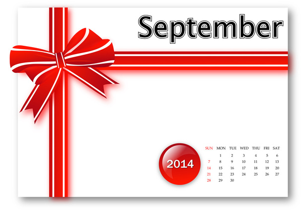Calendario de septiembre de 2013
 - Foto, imagen