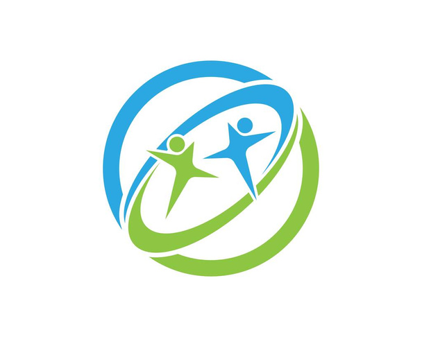 Gesundheitswesen Logo-Vektorvorlage - Vektor, Bild