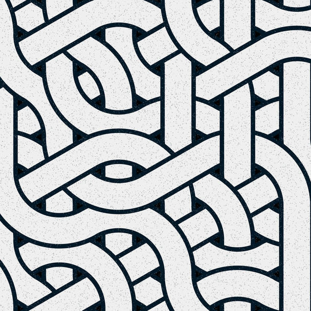 azulejo colorido con patrón de líneas onduladas entretejidas aleatorias sin costura, ilustración de diseño de fondo de arte de conexión
   - Vector, Imagen