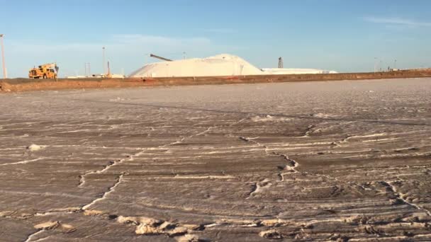 リオ・ティント・ダンピア塩。ダンピアで年間400万トン以上の生産能力を持つ世界最大の民間塩生産国の一つです. - 映像、動画