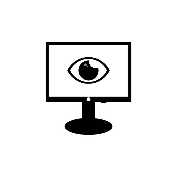 ojo monitor vector diseño plantilla ilustración
 - Vector, Imagen