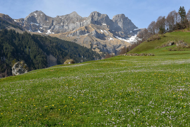 Ορεινό τοπίο του Ένγκελμπεργκ στις Ελβετικές Άλπεις - Φωτογραφία, εικόνα