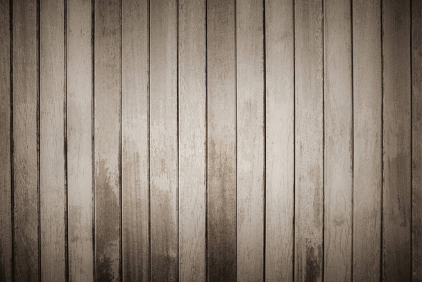 木製板背景ブラウントーンクリーム水平 - 写真・画像