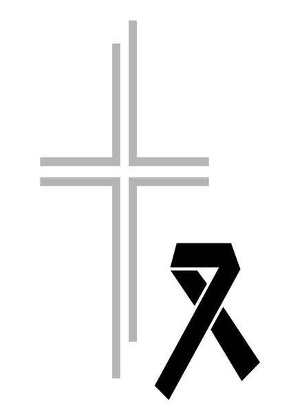 christelijk monument grafisch in vectorkwaliteit - Vector, afbeelding