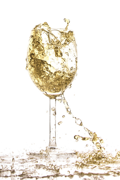 bílé víno splash - Fotografie, Obrázek