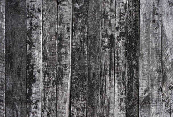 Old grey wooden plank texture background,Close up with copy space                                 - 写真・画像