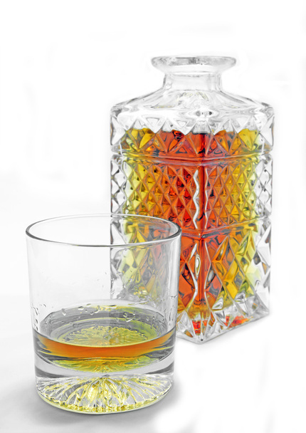 Křišťálová karafa whisky - Fotografie, Obrázek
