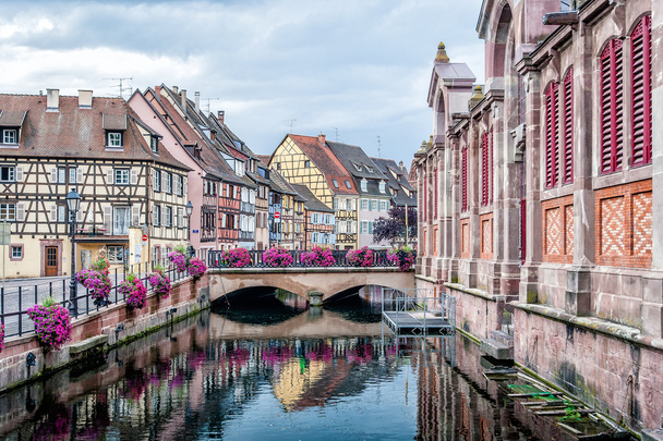 szép canal Strasbourgban - Fotó, kép