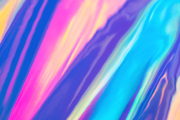 Θολή υφή σε βιολετί, ροζ και μέντα χρώματα. Αφηρημένο μοντέρνο ολογραφικό υπόβαθρο σε στυλ 80s. Σινθγουέιβ. Στυλ κύματος ατμού. Αναδρομικό κύμα, ρετρό φουτουρισμός, webpunk - Φωτογραφία, εικόνα
