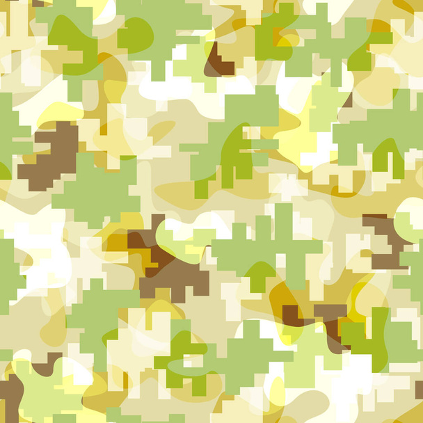 Digital / Modern Camouflage seamless Pattern, Tillable  - Photo, Image