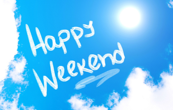 Happy Weekend Concept - Photo, Image