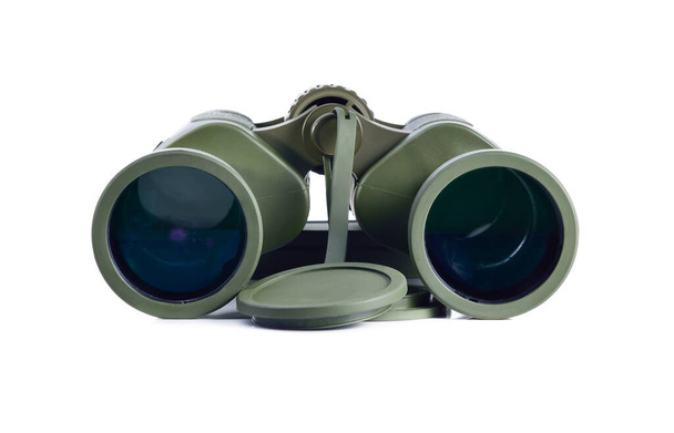 Pair of binoculars isolated on white - Photo, Image