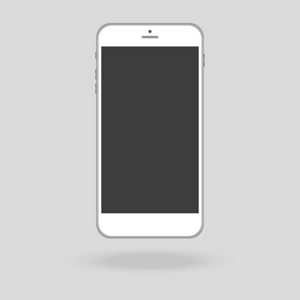 Mockup smartphone prospettiva realistica vettoriale impostato isolato. Illustrazione vettoriale per stampa ed elemento web, Gioco e mockup applicativo
. - Vettoriali, immagini