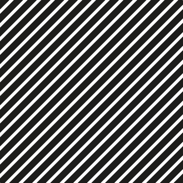 Vector Striped Seamless Pattern. Schwarz-weißer Hintergrund - Vektor, Bild