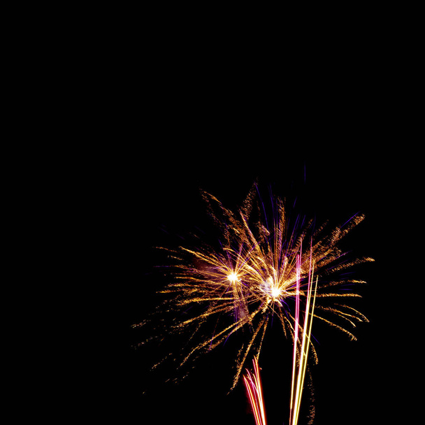Fireworks display night in London, United Kingdom - Φωτογραφία, εικόνα