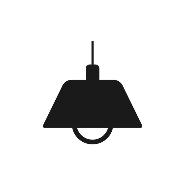 Lamp Icon Vector Illustration. Flat Lamp Icon Sign - Vektor, Bild